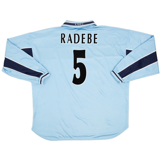 1999-00 Leeds United Away L/S Shirt Radebe #5 - 5/10 - (XXL)