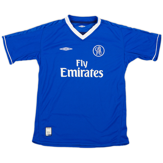2003-05 Chelsea Home Shirt - 9/10 - (L.Boys)