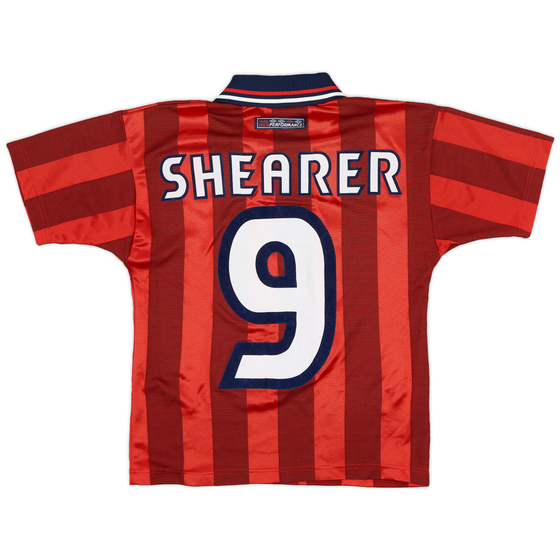 1997-99 England Away Shirt Shearer #9 - 8/10 - (S.Boys)