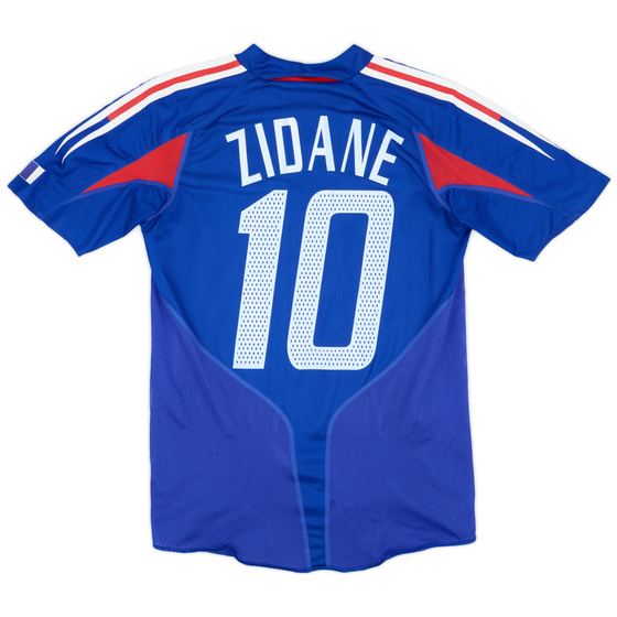 2004-06 France Player Issue Home Shirt Zidane #10 - 5/10 - (S)