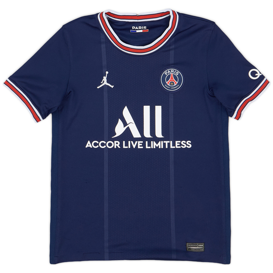 2021-22 Paris Saint-Germain Home Shirt - 7/10 - (M.Boys)