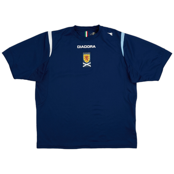 2003-04 Scotland Diadora Training Shirt - 9/10 - (M)