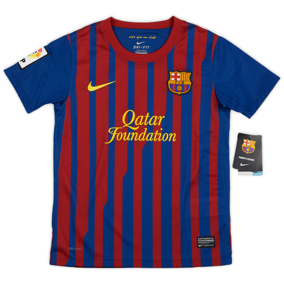 2011-12 Barcelona Home Shirt (S.Boys)
