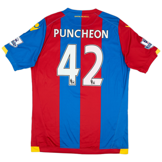 2015-16 Crystal Palace Home Shirt Puncheon #42 - 6/10 - (XL)