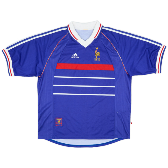 1998-00 France Home Shirt - 7/10 - (XXL)