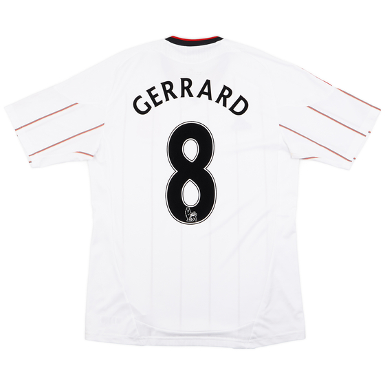 2010-11 Liverpool Away Shirt Gerrard #8 - 7/10 - (M)