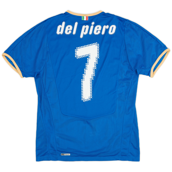 2007-08 Italy Home Shirt Del Piero #7 - 9/10 - (M)
