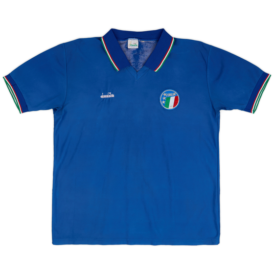 1986-91 Italy Home Shirt - 5/10 - (XL)