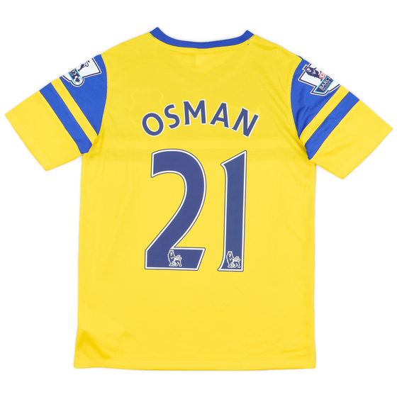 2013-14 Everton Away Shirt Osman #21 (L.Boys)
