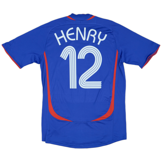 2006-07 France Player Issue Home Shirt Henry #12 - 7/10 - (M)