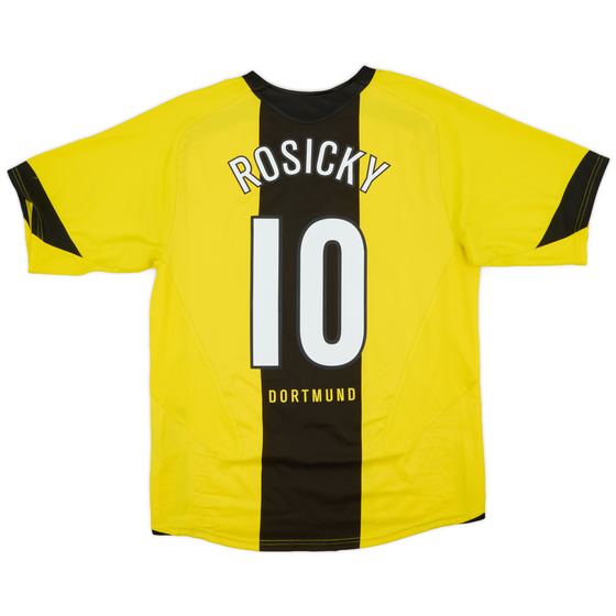 2005-06 Borussia Dortmund Home Shirt Rosicky #10 - 8/10 - (M)