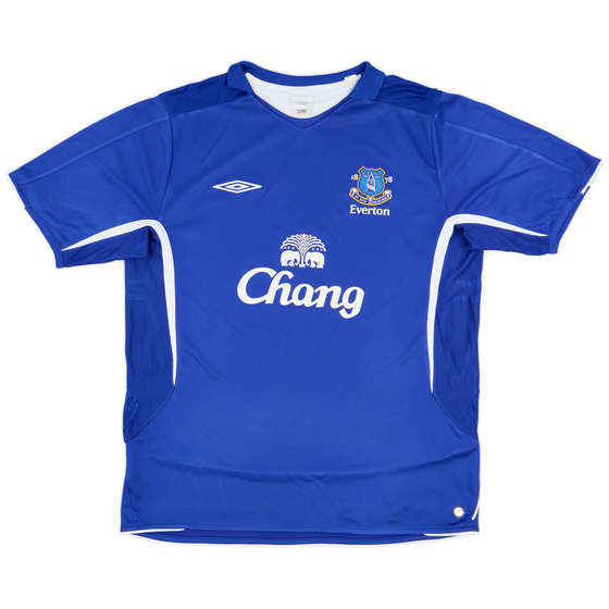 2005-06 Everton Home Shirt - 7/10 - (XL)