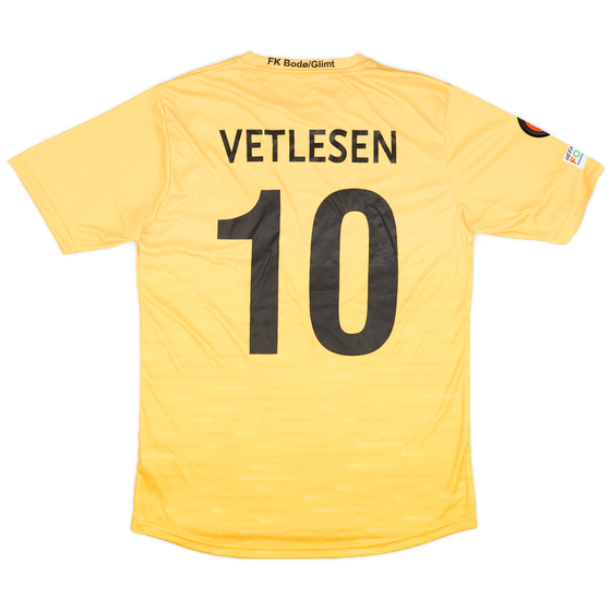 2022-23 Bodø/Glimt Match Issue Europa League Home Shirt Vetlesen #10