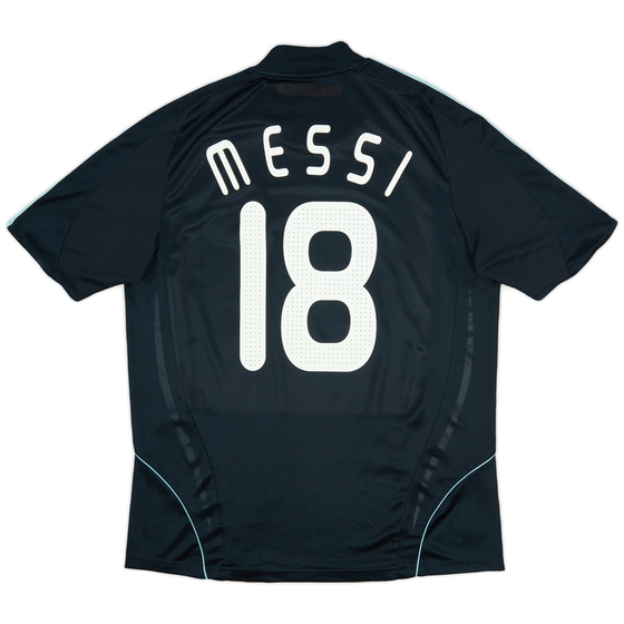 2007-09 Argentina Away Shirt Messi #18 - 9/10 - (L)
