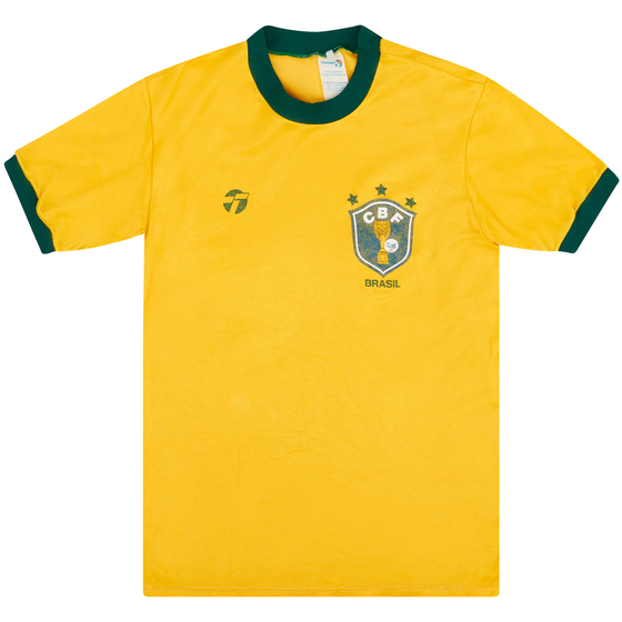 1982-85 Brazil Home Shirt - 6/10 - (S)