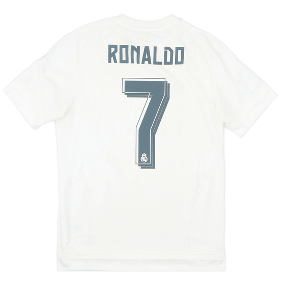 2015-16 Real Madrid Home Shirt Ronaldo #7 - 6/10 - (M)