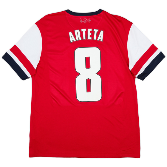 2012-14 Arsenal Home Shirt Arteta #8 - 10/10 - (L)