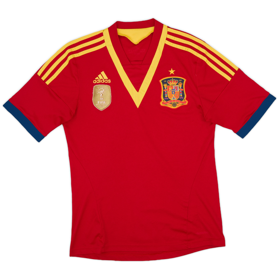 2013 Spain Confederation Cup Home Shirt - 8/10 - (S)