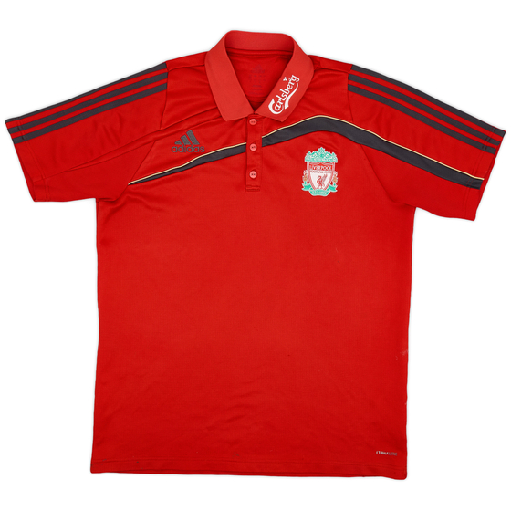 2009-10 Liverpool adidas Polo Shirt - 8/10 - (L)