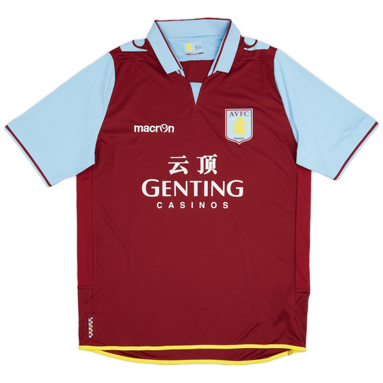 2012-13 Aston Villa Home Shirt - 8/10 - (XL)