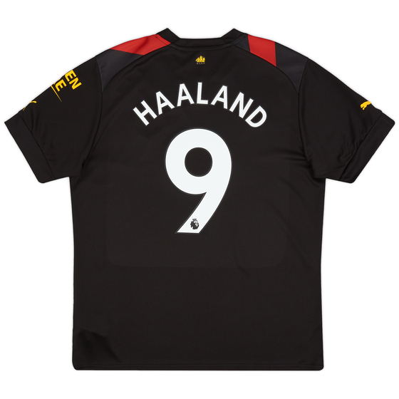 2022-23 Manchester City Away Shirt Haaland #9