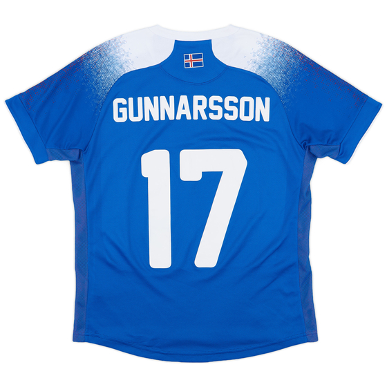 2018-19 Iceland Home Shirt Gunnarsson #17 - 8/10 - (S)