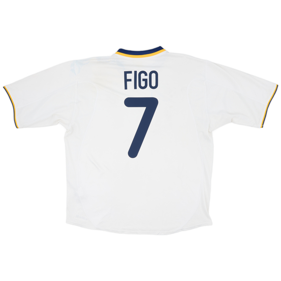 2000-02 Portugal Away Shirt Figo #7 - 6/10 - (XL)