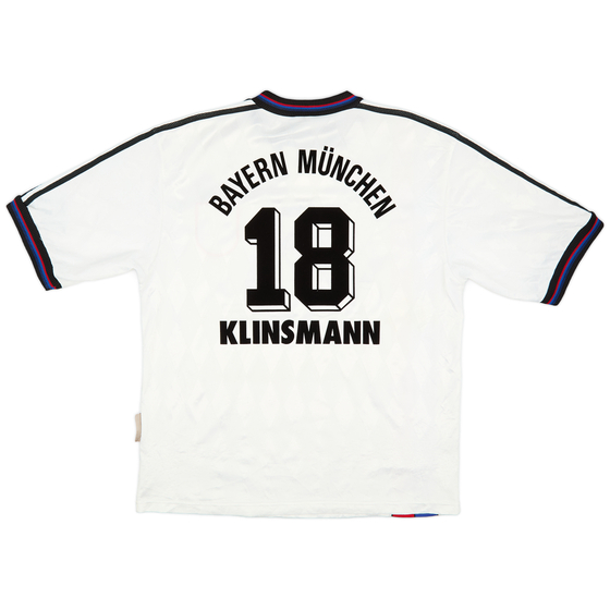 1996-98 Bayern Munich Away Shirt Klinsmann #18 - 7/10 - (L)