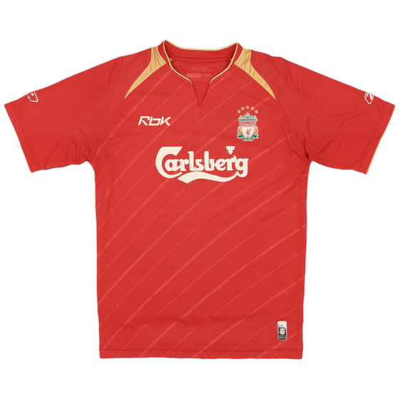 2005-06 Liverpool CL Home Shirt - 3/10 - (M)