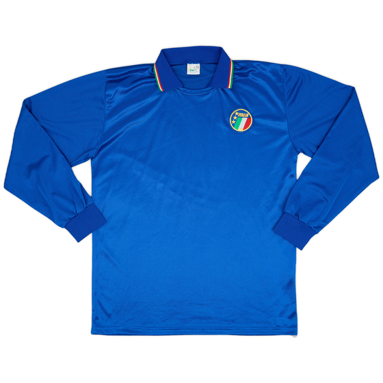 1986-91 Italy Home L/S Shirt - 8/10 - (L)
