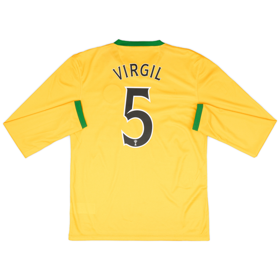 2013-14 Celtic Away L/S Shirt Virgil #5