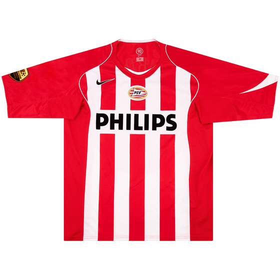 2005-06 PSV Match Issue Home Shirt Sibon #35