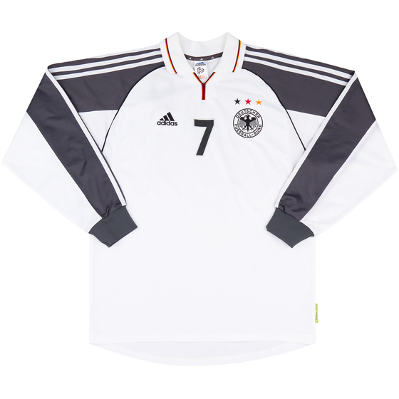 2000-02 Germany Match Issue Home L/S Shirt #7