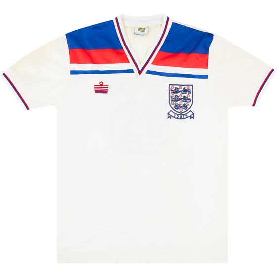 1980 England U-18 Match Issue Home Shirt #6 (Webb)