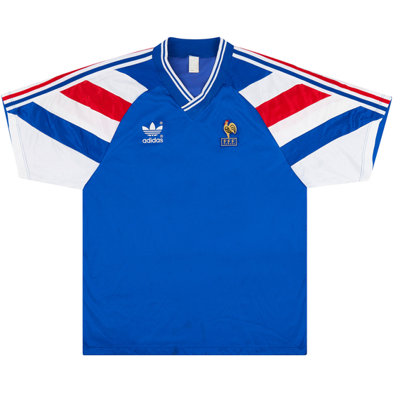 1994-95 France U-21 Match Issue Home Shirt #13