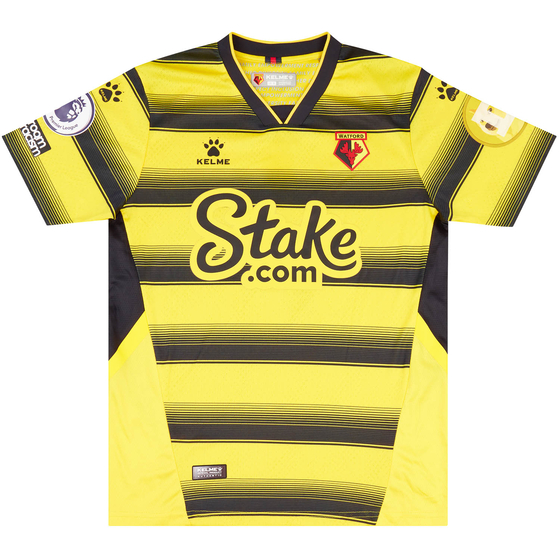2021-22 Watford Match Issue Home Shirt King #7