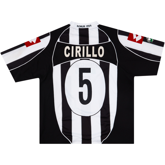 2003-04 Siena Match Issue Home Shirt Cirillo #5