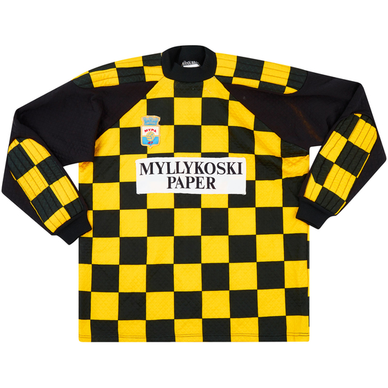 1996-97 MyPa Match Worn Cup Winners' Cup GK Shirt #1 (Jakonen) v Liverpool