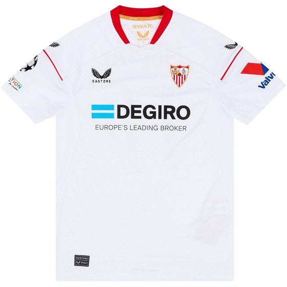 2022-23 Sevilla Match Issue Champions League Home Shirt Januzaj #11 (v Man City)
