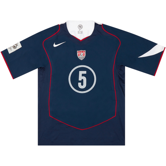 2004-05 USA Match Issue Away Shirt Zavagnin #5