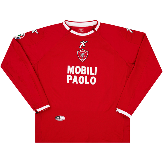 2004-05 Perugia Match Issue Home L/S Shirt Milanese #27