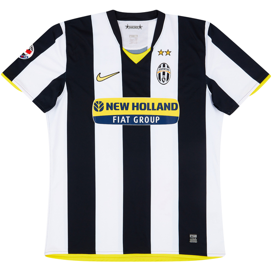 2008-09 Juventus Match Issue Signed Home Shirt Amauri #8