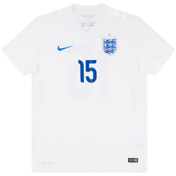 2014 England U-21 Match Issue Home Shirt Ince #15