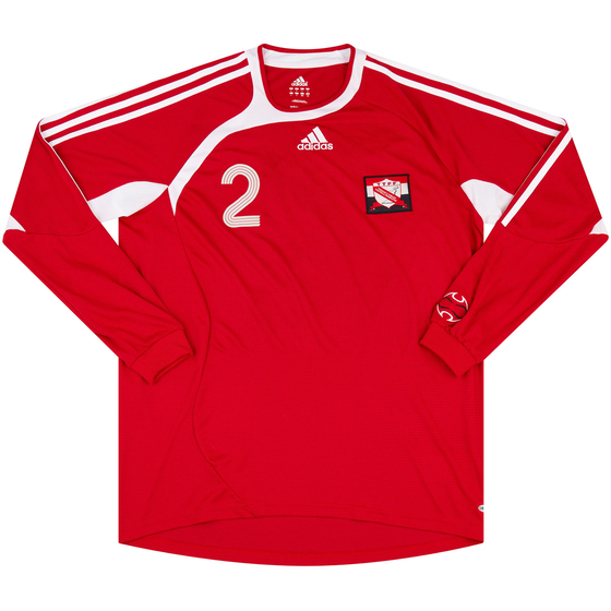 2006 Trinidad & Tobago Match Issue Home L/S Shirt #2 (Cox)