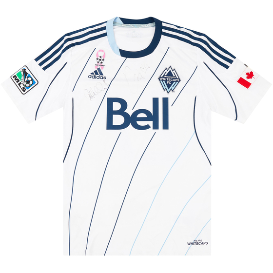 2013 Vancouver Whitecaps Match Issue Home Shirt Davidson #27