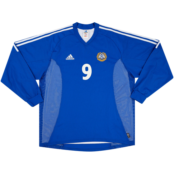 2002-04 Finland Match Issue Away L/S Shirt #9