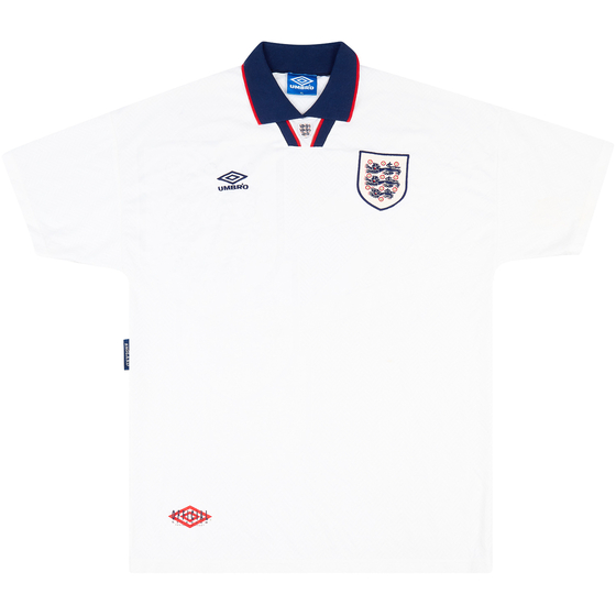 1994 England Match Worn Home Shirt #2 (Jones) v USA