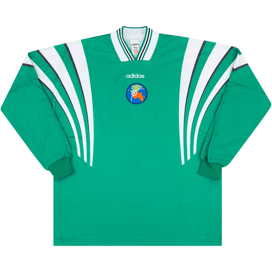 1997 Africa XI Match Worn Home L/S Shirt Ouattara #8 (v Europe XI)