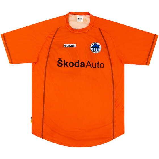 2002-03 Slovan Liberec Match Issue Away Shirt Blaha #20