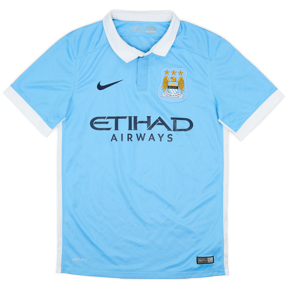 2015-16 Manchester City Home Shirt - 9/10 - (S)